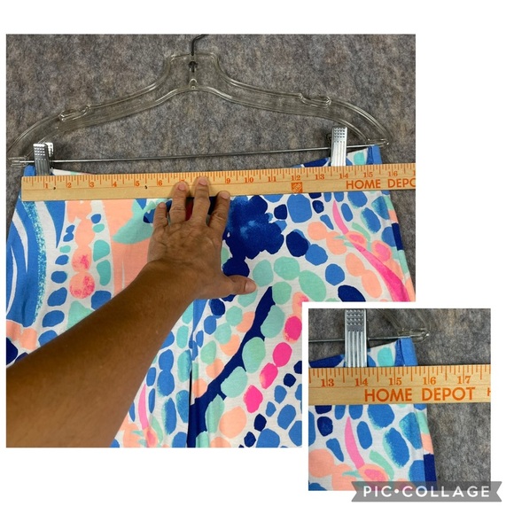 Lilly Pulitzer Georgia May Palazzo Chic Coastal Vacation Preppy Fun Pants - Sz M - Picture 4 of 12